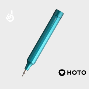 HOTO 24-in-1 Precision Screwdriver Pen – S2 Steel Bits Magnetic Storage 360° Lid Portable Design