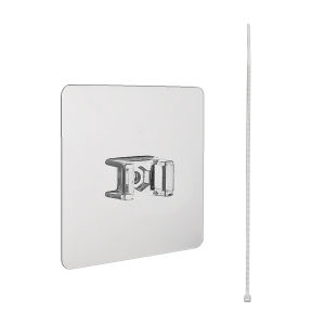 Self-Locking Strap Large Binding Belt Plastic Clasp Retainer Tie Releasable Cable Ties Perforation-Free Multi-Functional Water Pipe Fixator