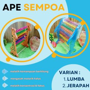 SEMPOA JERAPAH ALAT PERMAINAN EDUKATIF TK PAUD