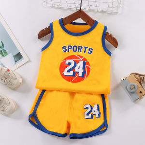 Kids High Quality Polyester Terno Jersey Basketball Jersey Kids Sport Suit for Kids Boys and Girls 1-9 Years Old