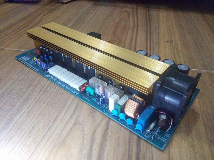 Power Sound System Amplifier Apex B500 Plus SMPS 20A peak dari 500W