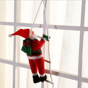 Electric Christmas Figurines Electric Santa Claus Doll Standing Santa Claus Toys for Home XMAS Atmosphere Gift
