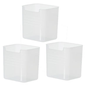 กล่องที่จัดเก็บในตู้เย็น3ชิ้นสำหรับประตูด้านข้าง/กล่องเก็บของเก็บไข่เก็บผักผลไม้โปร่งแสง/ชั้นวางของในครัวอเนกประสงค์