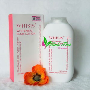 Dưỡng thể men gạo Whisis Whitening Body Lotion 300ml