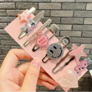 Set Klip Rambut Korea Y2K Fashion Jepit Rambut Aksesoris Jepitan Hiasan Rambut /Aksesoris Jepit Rambut Anak Motif Lucu