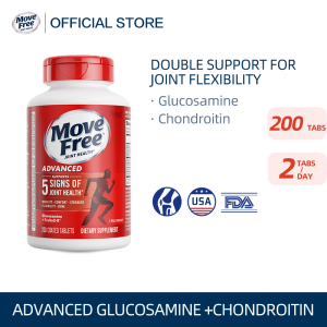 [BUY 2 LESS 5%] Move Free Advanced Glucosamine Chondroitin Joint Health 200CT (EXP: 11 2027) Help Reduce Joint inflammation and Joint Swelling