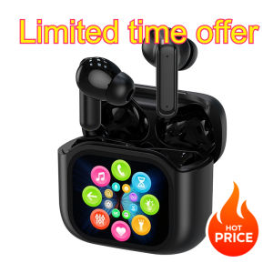 ♥จัดส่ง SFREE♥หูฟังหน้าจออัจฉริยะ LCD ลดเสียงรบกวนชุดหูฟังบลูทูธจอสัมผัส BY16ชุดหูฟัง TWS สีเต็มรูปแบบ