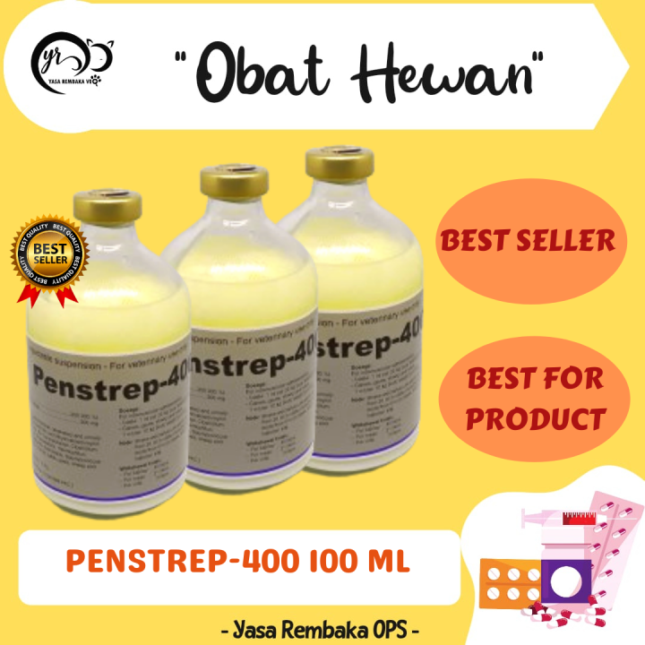 Pen Strep Injectable PEN STREP 400 100 ml - Obat Injeksi Antibiotik Mengatasi Infeksi ...