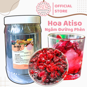 Hoa Atiso Đỏ Ngâm Đường Phèn 1kg 2c Mart
