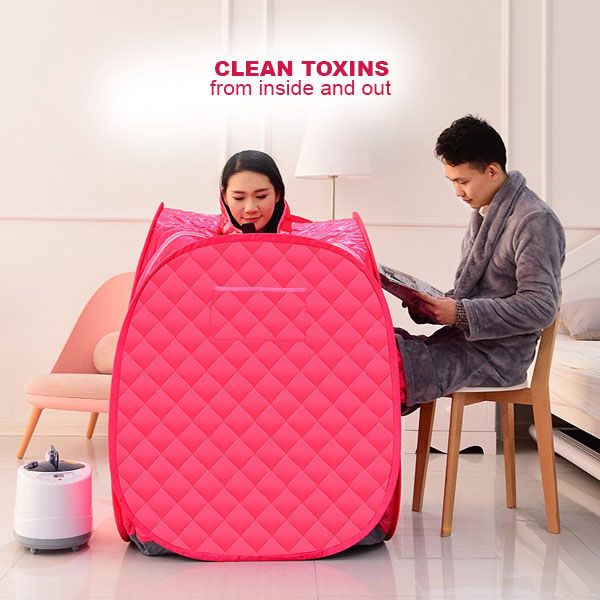 Sauna Tent Portable Folding Steam Bath Lose Weight Detox Therapy Steam with Remote 9 SPEED Pang