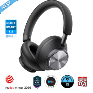 EarFun Wave Pro X Wireless Headphones ANC Qualcomm LDAC aptX Lossless Bluetooth 6.0 90H Battery Auracast