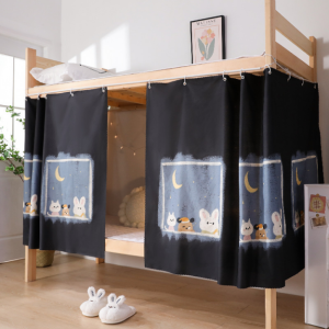 Student Dormitory Privacy Single Bed Curtain Mosquito Tent Blackout Cover Student Bunk Single Bed Curtain