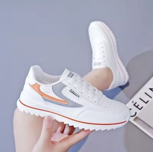 SEPATU SNEAKERS WANITA SPORT SHOES | SEPATU PEREMPUAN PUTIH POLOS SEPATU PEREMPUAN DEWASA MODEL TERKINI SEPATU WANITA TERBARU 2024 SNEAKERS CWE KEREN