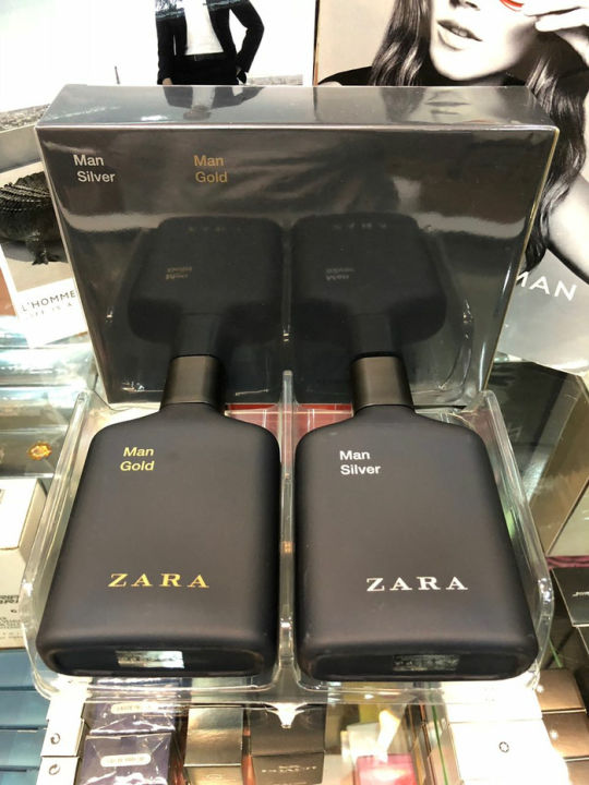 Parfum Original Parfume Zara Man Silver dan Zara Man Gold Isi 2pcs