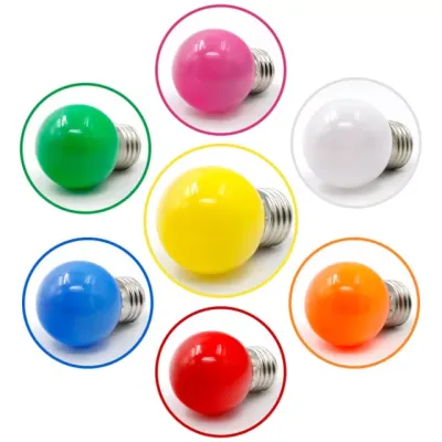 Lampu Bohlam LED Warna Warni 3 Watt / Led Pingpong