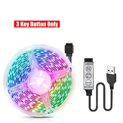 5/10/15/20/30M DIY RGB 5050 LED Light Strip Light With Bluetooth Model IR Remote Controller Remote For Room Bedroom RGB Flexible Light Strip Living Room Decoration