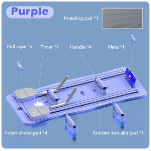 4 In 1 Abdominal Exercise Board Multifunctional Fitness Supine Board Home Gym Training Push Up Board Workout Equipment