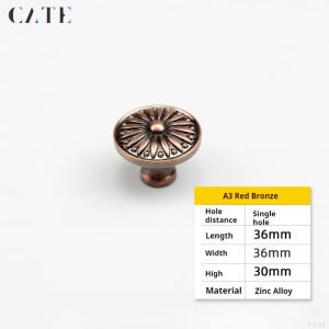 European American Small Cabinet Handle Classical Wardrobe Cabinet Door Handle Vintage Drawer Handle