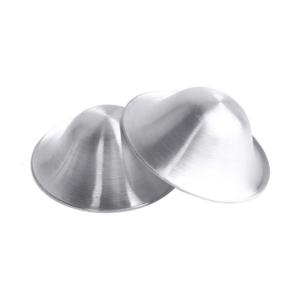 Professional Silver Nursing Cup Mom Nipple Protective Cover for Sensitive Skin 45mm Size Breastfeeding Protector