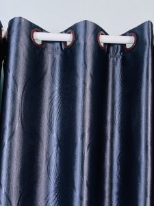 ผ้าม่านหน้าต่าง ผ้าม่านประตู ลายนกยุงเจาะห่วงตาไก่ม่านสำเร็จรูป กันแสง90 ถึง 98%