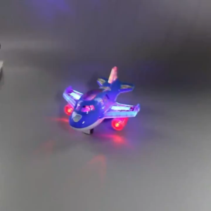 The Gift Electric Music Colorful Lights Airplane For Kids Kapal Terbang Lampu Berwarna-warni Muzik Elektrik Untuk Kanak