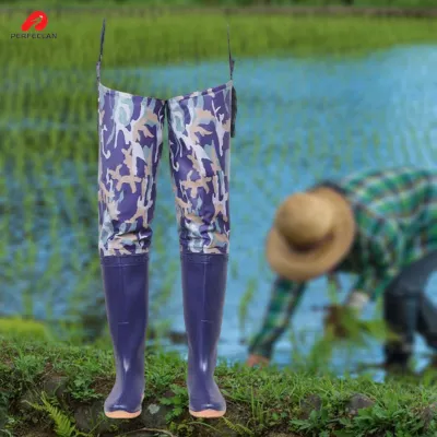 Perfeclan Fishing Waders Bootfoot PVC Waders for Agriculture Gardening