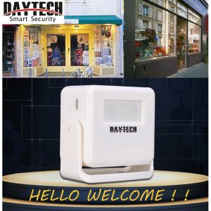 [Local Delivery] Daytech Battery Doorbell Hello Welcome Sensing Chime Motion Sensor Door Senseor Customer Welcome Alarm HW01