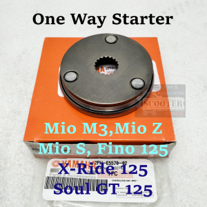 One Way Starter 2PH Yamaha Mio M3 Z S Soul Fino Xride 125 Injeksi FI Bluecore Presisi Awet Stater (Bisa Cod) PELOR STATER OTOMATIS STATER