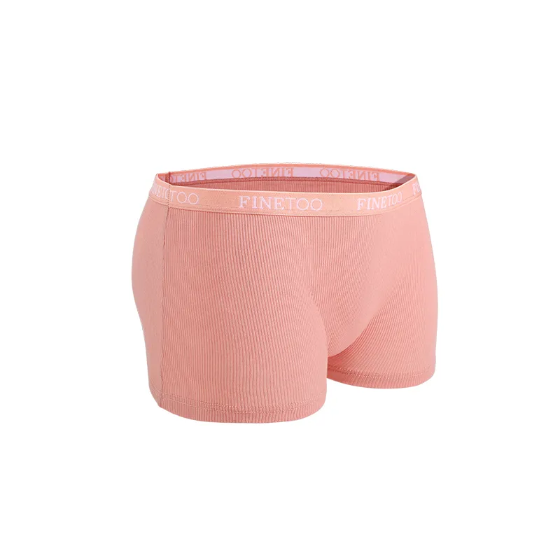 FINETOO Pcs/set Cotton Panty Shorts for Women Soft Pantyboxer