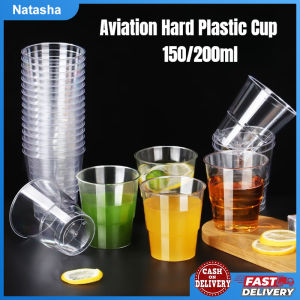 20/25Pcs Aviation Crystal Special Hard Plastic Hot and Cold Drinks Cup Tea Coffee Cup