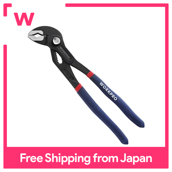 WORKPRO 4-Inch 15-Position Push-Lock Groove Joint Pliers - Adjustable Water Pump Pliers