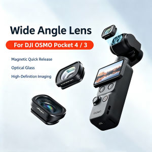 DJI Osmo Pocket 3 Magnetic Wide‑Angle Lens Filter Extend FOV to 112° Gimbal Camera Accessory Expand Viewing Angle for DJI Osmo Pocket 3