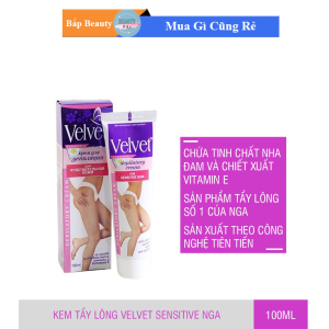 Kem tẩy lông Velvet của Nga 100ml