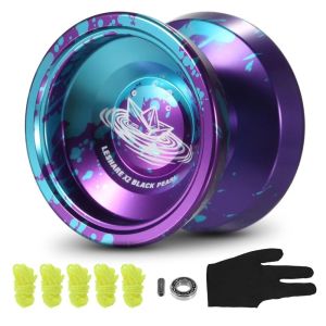 A4QUT Bearins Yoyo Ball Professional Aluminum Alloy Yo Yo Toys Classic Toys Competitive Metal Yoyoball Children Adult