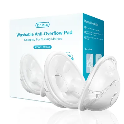 Dr.isla 2Pcs Breastmilk Collector Portable Anti-overflow Breast Pad BPA Free MSB03