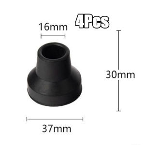 4Pcs Anti-Skid Cane Rubber Tip 13/16mm Cane Walking Stick Tip Replacement