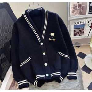 BORDIER !! COOL BEAR CARDIE SWEATER - CARDIGAN OUTER ATASAN WANITA TERBARU
