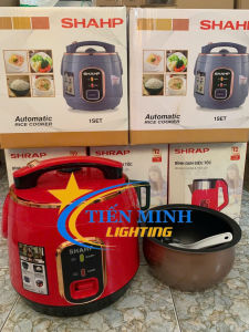 Nồi cơm điện SHAHP dung tích 1.2L mẫu mới sang trọng nấu nhanh chống dính tốt