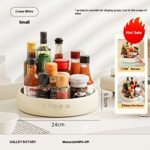 YEYA Kệ đựng đồ bếp có thể xoay dung lượng lớn đa chức năng cho chai dầu và gia vị