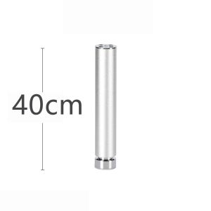 Onuobao 4PCS Adjustable Aluminum Alloy Furniture Feet Black Cabinet Feet TV Cabinet Coffee Table Sofa Feet Support Leg Pillars