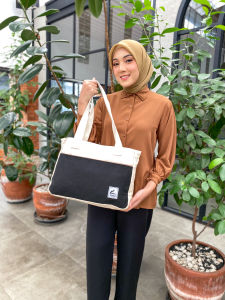 Tas Jinjing untuk kuliah  Tas Jinjing Travel Tote bag laptop 14 inc