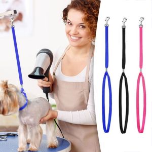 DFVDSPW Nylon Pet Grooming Fixed Rope Solid Color Adjustable Dogs Grooming Restraint Rope Pet Accessories Puppy Bath Safety Leash Dog Bathing Strap Traction Belt For Grooming