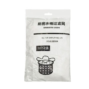 100pcs Kitchen Sink Filter Bag Net Dapur Beg Penapis Sinki Mencegah Rambut Penutup Lubang Saliran Tandas Longkang Bathroom Drain Cover Sewer Prevent Clog Hair Strainer Colander Vegetable Fruit Peel Beg Penapis Sinki Mengumpul Kulit Buah Sayur 厨房水槽过滤网垃圾袋
