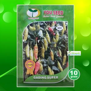 Benih Cabe Rawit GADING SUPER 10 gram Tipe CABE KALIBER Cap You Seed