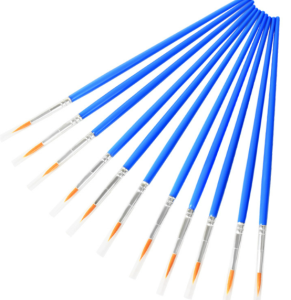 Bulk 1PCS Painting Brush Wholesale Brushes Flat Hair Good Quality Art School Supplies Beginner Paint Tool