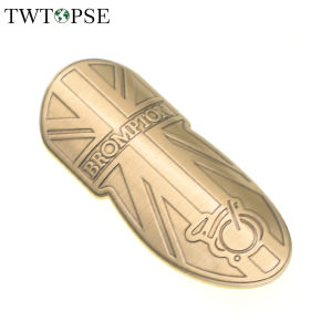 TWTOPSE หน้ารถจักรยาน Badge สติ๊กเกอร์ตบแต่งสำหรับจักรยานพับ Brompton ป้ายหัวโพสต์ Handlebar HEAD Stem สติกเกอร์อุปกรณ์เสริม
