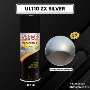 Sapporo Ultimate UL110 ZX Silver / Sapporo Ultimate / Cat Semprot / Cat Aerosol Terbaik / Sapporo Spray / Sapporo