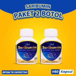 Kapsul Ikan Gabus Saribumin isi 60 - Mempercepat Penyembuhan luka Jahitan Pasca Operasi Cesar/ Normal