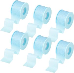 Nuanchu 6 Rolls Removal Silicone Blue Tape Reusable Adhesive Waterproof Silicone Tape(0.5 Inch x 3.9 Yards)