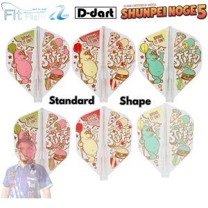 COSMO DART FIT FLIGHT AIR - Shunpei Noge 5 STANDARD / SHAPE NORMAL HARD DARTS FIT FLIGHTS (SAYAP ARROW)